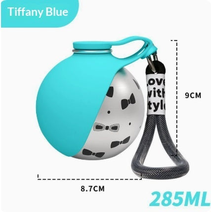 Cute Silicone Water Bottle with Carabiner