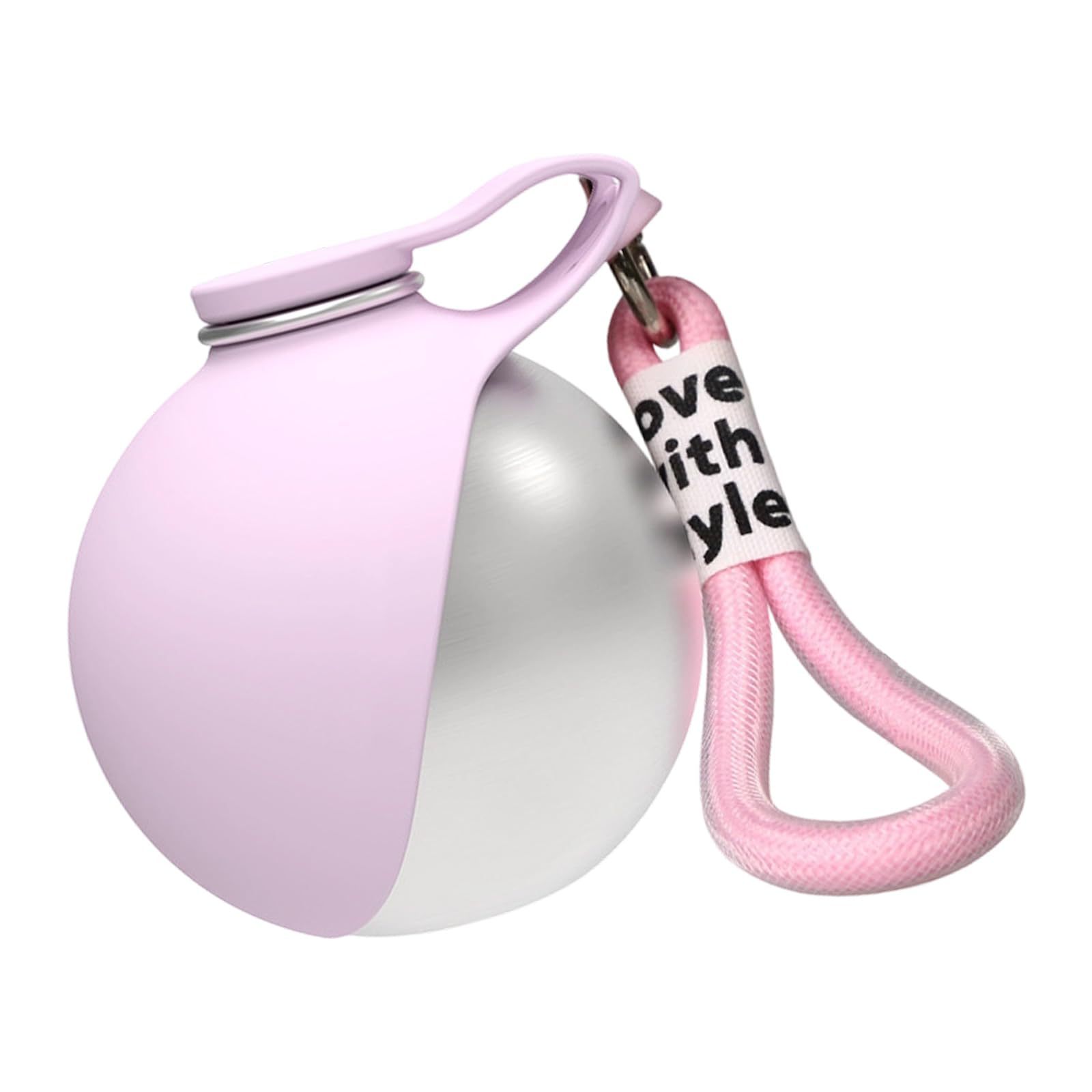 Cute Silicone Water Bottle with Carabiner
