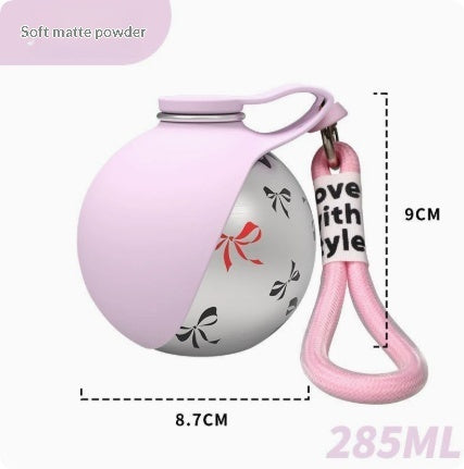 Cute Silicone Water Bottle with Carabiner
