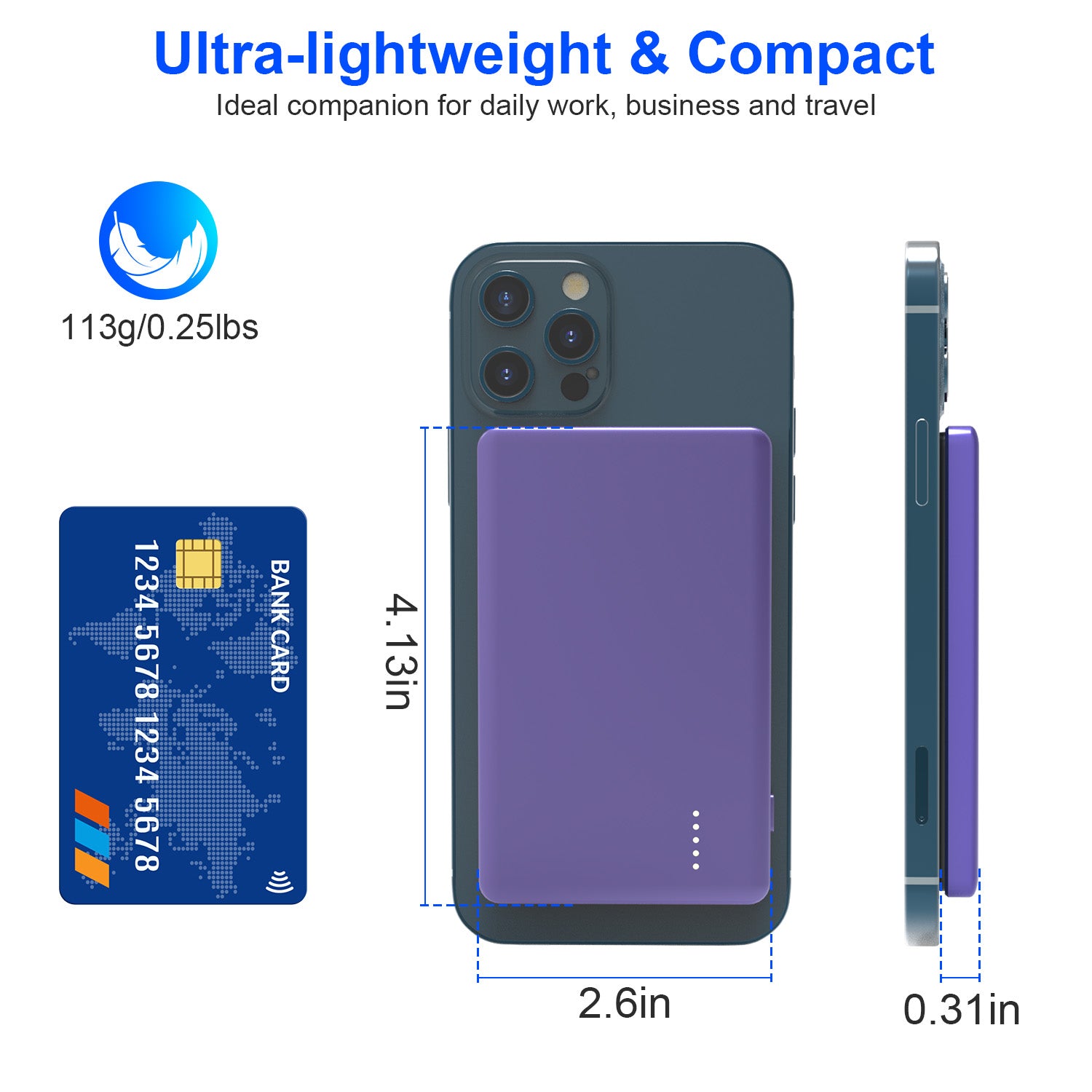MagSafe Wireless Power Bank 5000mAh