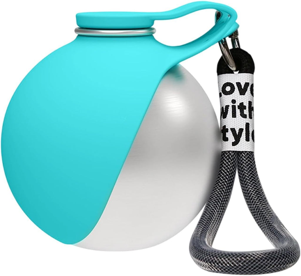 Cute Silicone Water Bottle with Carabiner