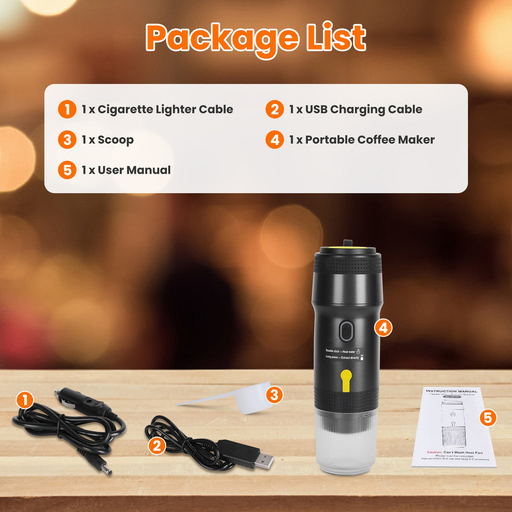 Portable Electric Espresso Machine